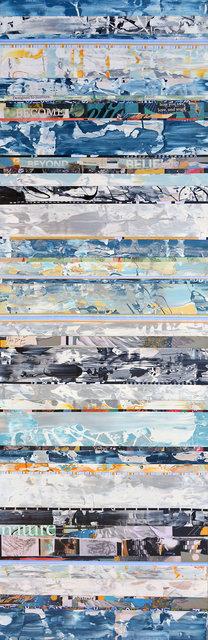 Andrzej Michael Karwacki, ‘Equanimity Redefined 1800 Series, Nature Beyond’, 2018, Painting, Acrylic, collage, and resin on birch panel, Slate Contemporary