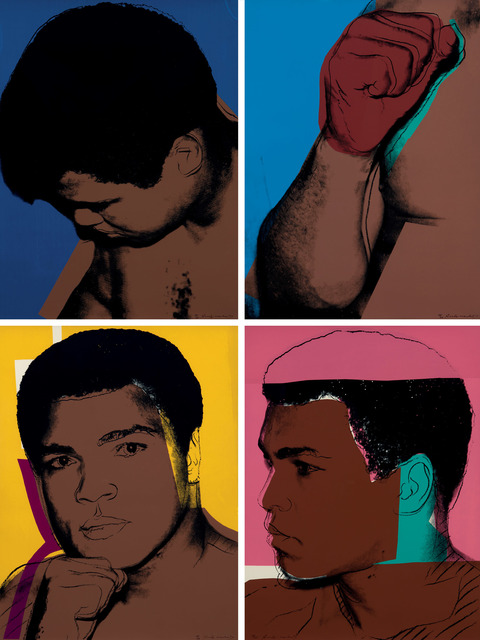 Andy Warhol, ‘Muhammad Ali complete portfolio consisting of four hand signed artworks F&S II.179-182’, 1978, Fine Art Mia