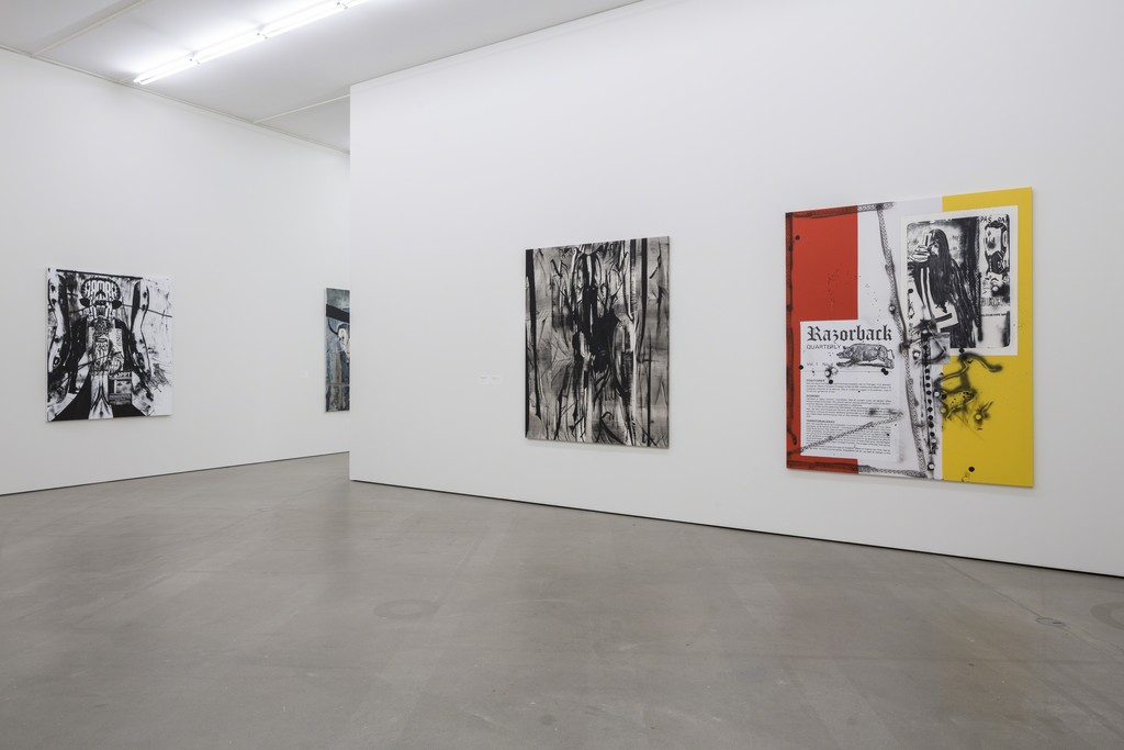 Installation view of "Claus Carstensen: WHAT’S LEFT (IS REPUBLICAN PAINT) – NINE SISTERS" at ARoS Aarhus Kunstmuseum, Aarhus (2015) Installation view of "Claus Carstensen: WHAT’S LEFT (IS REPUBLICAN PAINT) – NINE SISTERS" at ARoS Aarhus Kunstmuseum, Aarhus (2015)