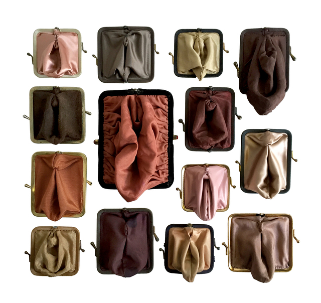 Suzanna Scott, ‘Coin Cunts / flesh tones’, 2015, Sculpture, Kisslock coin purses, thread, Paradigm Gallery + Studio