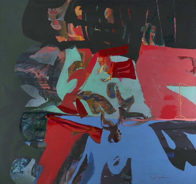 Syd Solomon, ‘Runoff’, 1979, Painting, Acrylic and aerosol enamel on canvas, Berry Campbell Gallery
