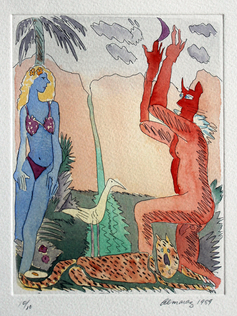Carlos Almaraz, ‘Untitled (From the Moonlight Theater Series)’, 1989, Robert Berman Gallery