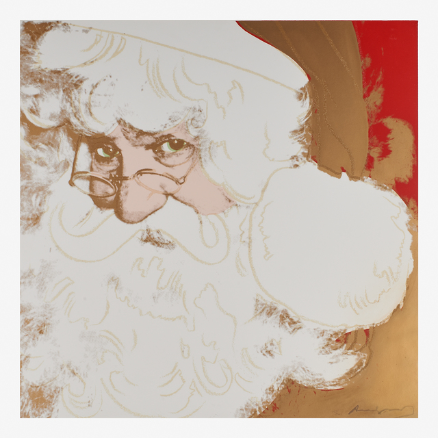 Andy Warhol, ‘Santa Claus from the Myths portfolio’, 1981, Print, Screenprint in colors with diamond dust on Lenox Museum board, Rago/Wright