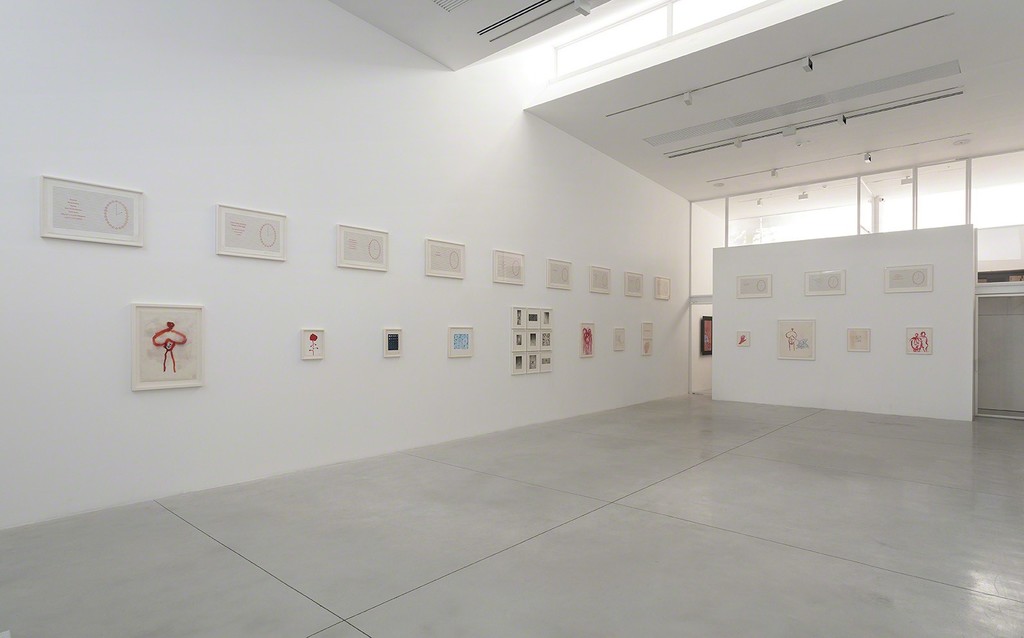 Installation view of Louise Bourgeois: Pink Days / Blue Days at Gordon Gallery in Tel Aviv (5Sept17-28Oct17).
© The Easton Foundation, Licensed by VAGA, NY,
Photo: Elad Sarig Installation view of Louise Bourgeois: Pink Days / Blue Days at Gordon Gallery in Tel Aviv (5Sept17-28Oct17).
© The Easton Foundation, Licensed by VAGA, NY,
Photo: Elad Sarig