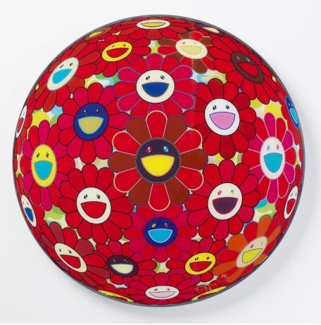 Takashi Murakami, ‘RED FLOWERBALL (3D)’, 2017, Marcel Katz Art