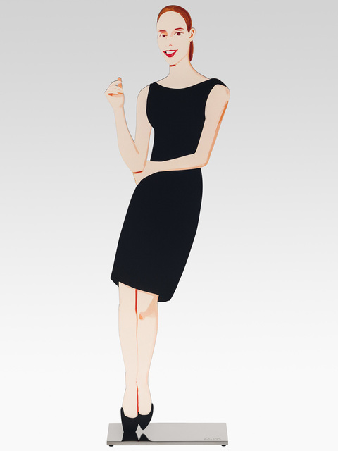 Alex Katz, ‘Black dress 5 (Ulla)’, 2018, Opera Gallery