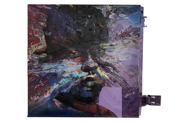 Matt Small, ‘Dexter’, 2008, Mixed Media, Acrylic and oil on fridge door, Chiswick Auctions