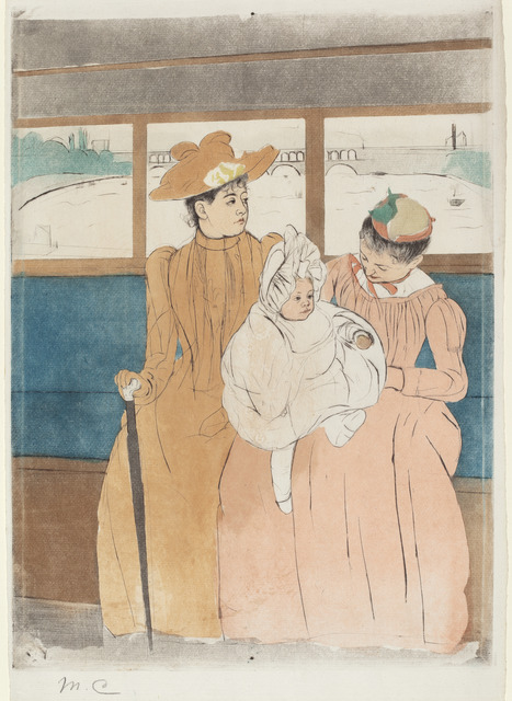 Mary Cassatt | In the Omnibus (ca. 1891) | Artsy