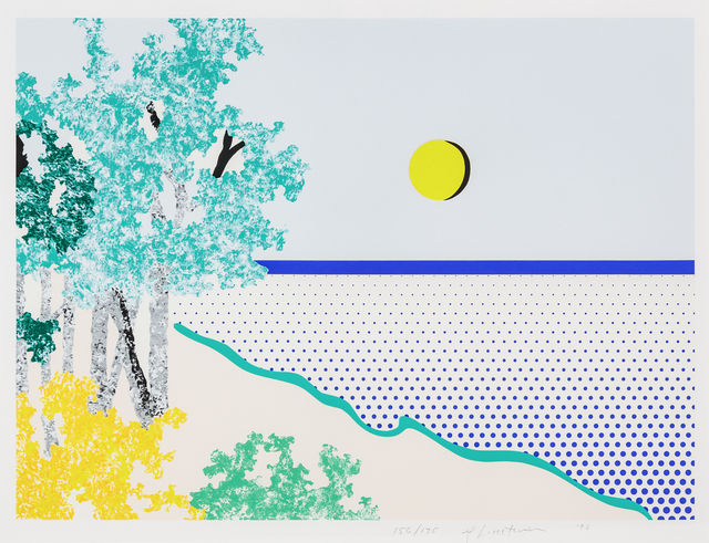 Roy Lichtenstein, ‘Titled’, 1996, Print, Color screenprint, Hindman