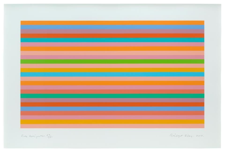 Bridget Riley - Rose Horizontal (Tommasini & Gubay 91)