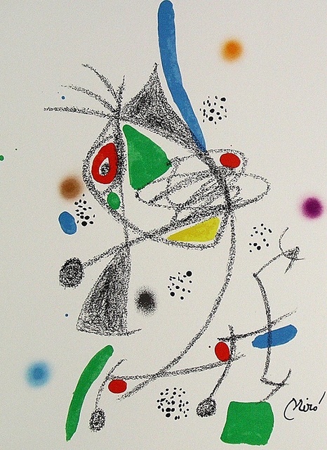 Joan Miró, ‘Maravillas con variaciones acrósticas en el jardín de Miró IV’, 1975, Print, Lithograph on Gvarro paper, ARTETRAMA