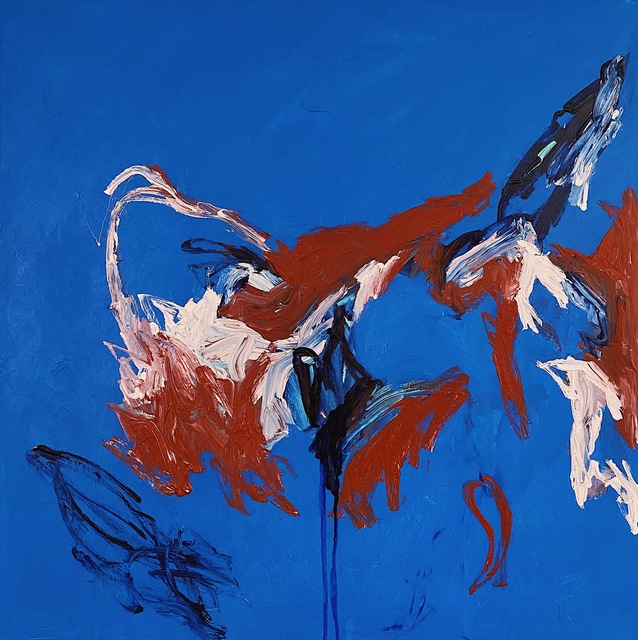 A'Driane Nieves, ‘No.9’, 2021, Painting, Acrylic and house paint on canvas, Susan Eley Fine Art