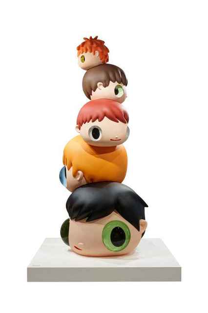 Javier Calleja, ‘HEADS’, 2020, Sculpture, Resin, steel, string, acrylic paint, Dope! Gallery