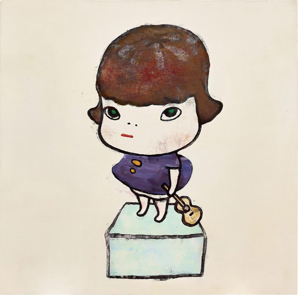 Yoshitomo Nara - Guitar Girl on the Ice