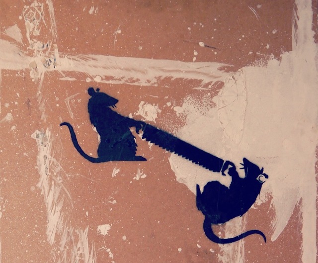 Banksy, ‘Two Rats With Saw’, ca. 2003, MultiplesInc Projects