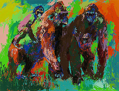 LeRoy Neiman, ‘Gorilla Family’, 1980, David Parker Gallery