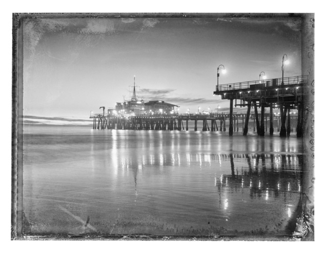 Christopher Thomas, ‘Santa Monica Pier II’, 2017, Photography, Pigment print on Aquarelle Arches paper, Galerie XII