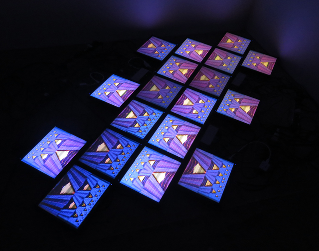 James Alec Hardy, ‘1803x3x3x2’, 2018, Video/Film/Animation, 18 VGA Monitors, and 3 Channel Video Playback system, Kristin Hjellegjerde Gallery