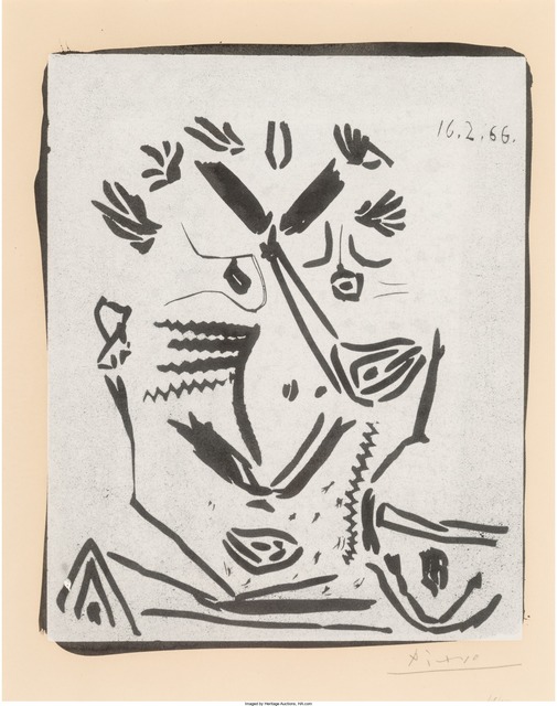 Pablo Picasso, ‘Notre Dame de vie’, 1966, Heritage Auctions