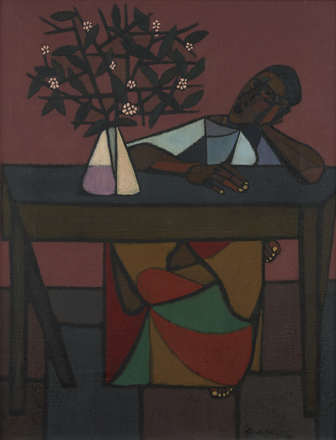 Robert Gwathmey, ‘Woman at Table’, ca. 1960, Debra Force Fine Art