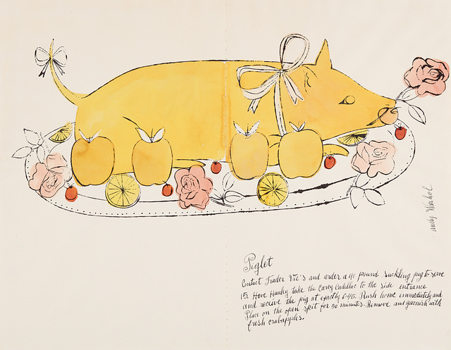 Andy Warhol, ‘Piglet from the series Wild Raspberries’, 1959, Phillips