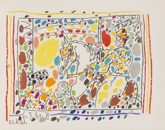 Pablo Picasso, ‘Jamie Sebartes. A los Toros Mit Picasso (Bloch 1014-47; Cramer 113)’, 1961, Forum Auctions