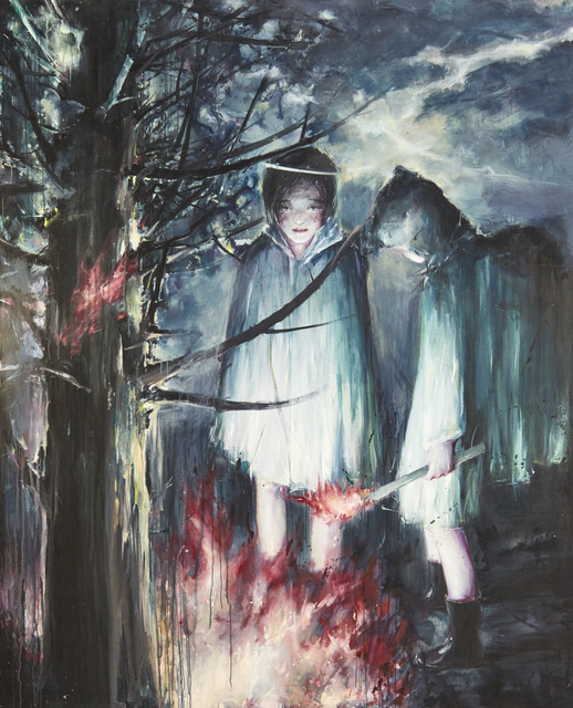 Ren Jing, ‘Tonight, no rain ’, 2009, Painting, Oil on canvas, Rudolf Budja Gallery