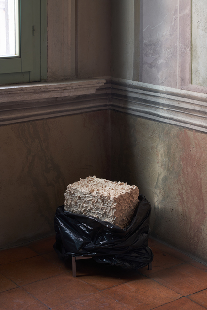 Serena Fineschi, ‘L’uomo Nero (Meriggio), Caption Series’, 2020, Sculpture, Clay, plastic bag, Palazzo Monti