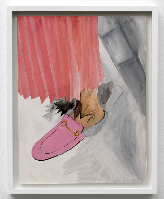 Juliette Blightman, ‘12th May, Venice (with fur)’, 2017, Drawing, Collage or other Work on Paper, Watercolour on paper, framed, Galerie Fons Welters
