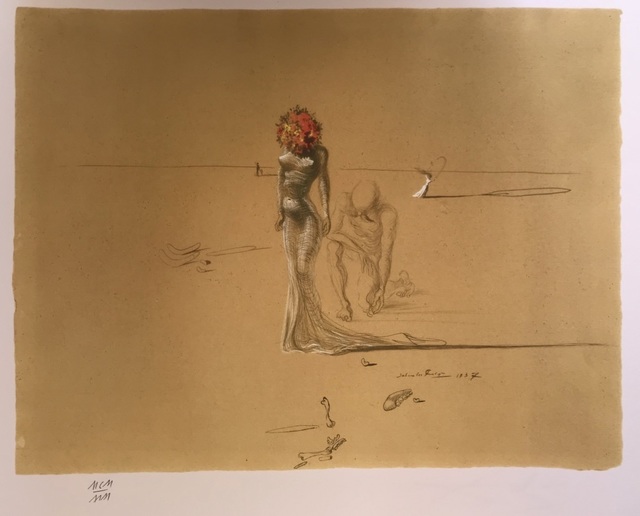 Salvador Dalí, ‘Femme à la tête de fleurs’, ca. 1980, ByNewArt