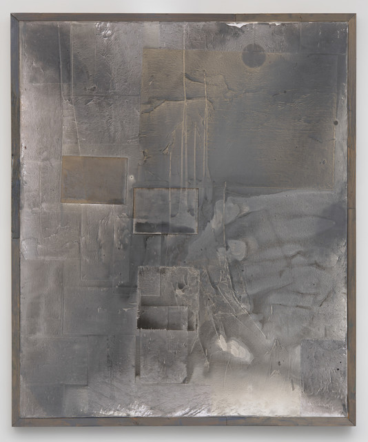 Brenna Youngblood, ‘Middle Gray, 18%’, 2015, Mixed Media, Mixed media on canvas in wood frame, MASS MoCA