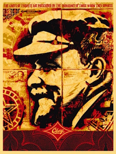 Shepard Fairey (OBEY), ‘Lenin Record’, 2005, Gregg Shienbaum Fine Art
