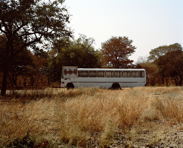 Francois Visser, ‘White Bus, Bostwana’, 2015, Photography, Archival pigment print (unframed), THK Gallery