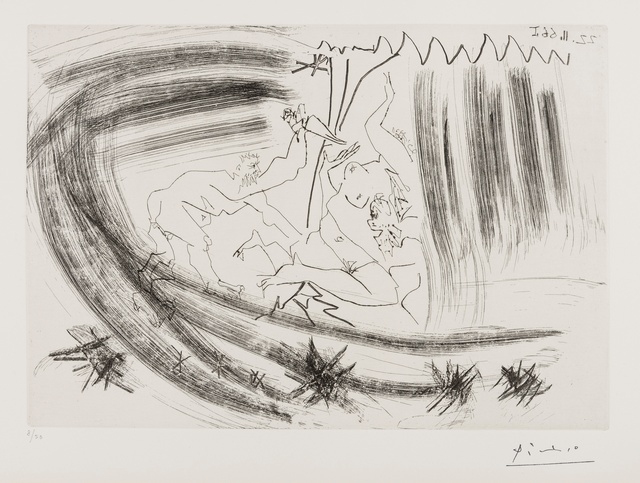 Pablo Picasso, ‘L'abduction (from Séries 156) (Bloch 1419)’, 1966, Forum Auctions