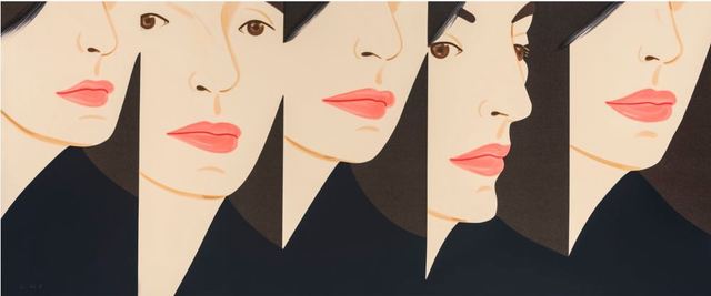 Alex Katz, ‘Vivien x 5’, 2018, Korff Stiftung GmbH