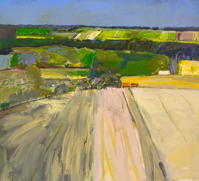 John Brown, ‘Patchwork of Fields’, ca. 2018, Painting, Acrylic, Tatha Gallery