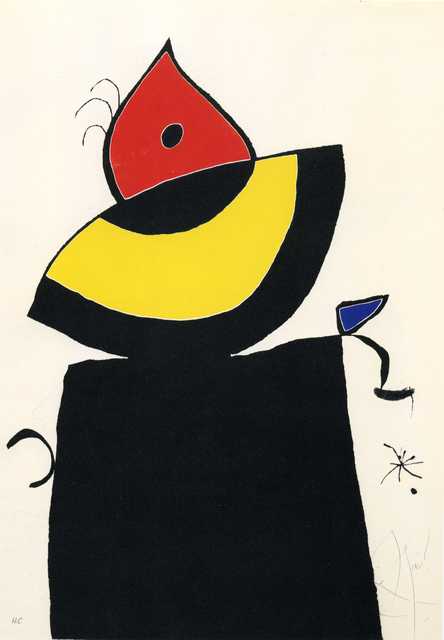 Joan Miró, ‘Quatre colors aparien el món…’, 1975, Galeria Joan Gaspar