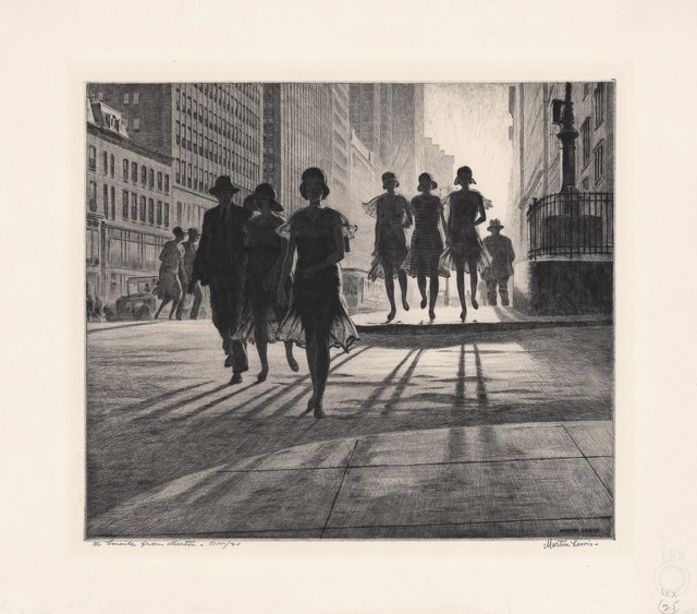 Martin Lewis | Shadow Dance (1930) | Available for Sale | Artsy