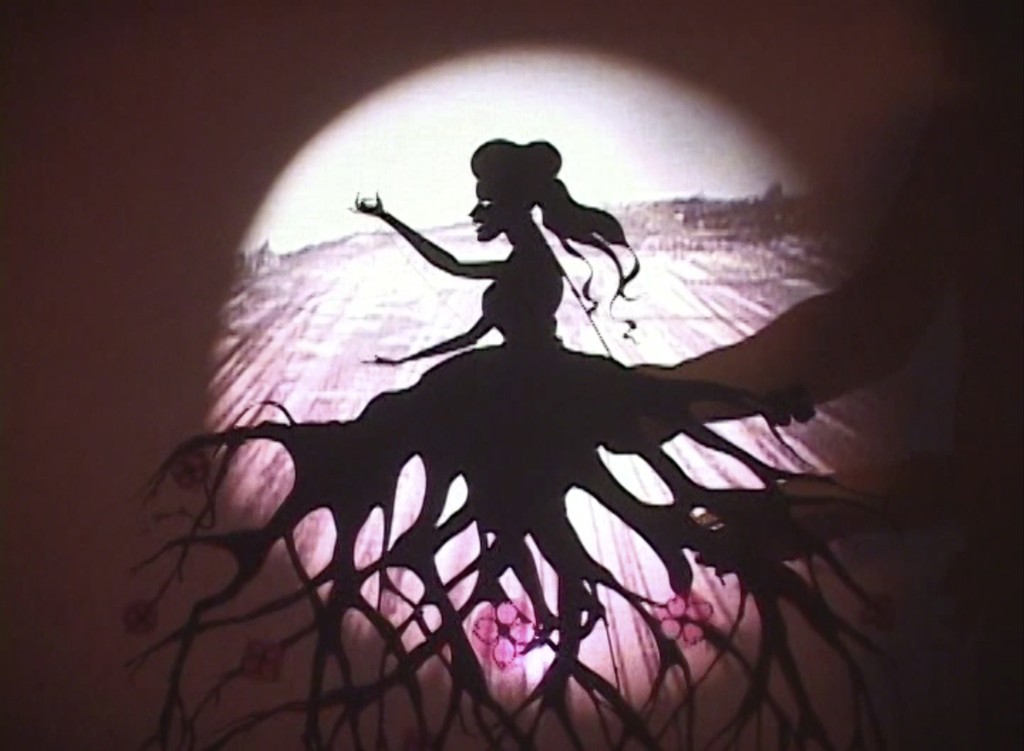 Installation view, Kara Walker, Fall Frum Grace, Miss Pipi's Blue Tale (Film Still), 2011, Video (color, sound);
© Kara Walker, Courtesy Sprüth Magers and Sikkema Jenkins & Co., Photography: Timo Ohler Installation view, Kara Walker, Fall Frum Grace, Miss Pipi's Blue Tale (Film Still), 2011, Video (color, sound);
© Kara Walker, Courtesy Sprüth Magers and Sikkema Jenkins & Co., Photography: Timo Ohler