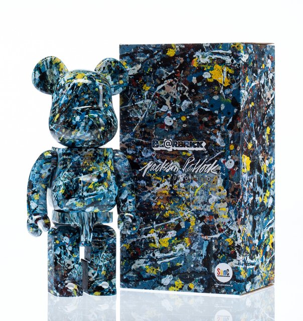 bearbrick jackson pollock studio