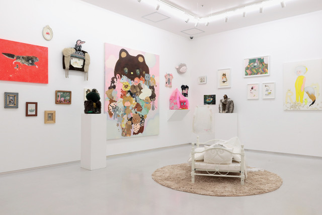 Installation view from Tomoko Nagai 2006-2018 “Atelier in Peach and Rose Color, Magic” 8/ ART GALLERY/ Tomio Koyama Gallery, 2018 ©Tomio Koyama Gallery Installation view from Tomoko Nagai 2006-2018 “Atelier in Peach and Rose Color, Magic” 8/ ART GALLERY/ Tomio Koyama Gallery, 2018 ©Tomio Koyama Gallery