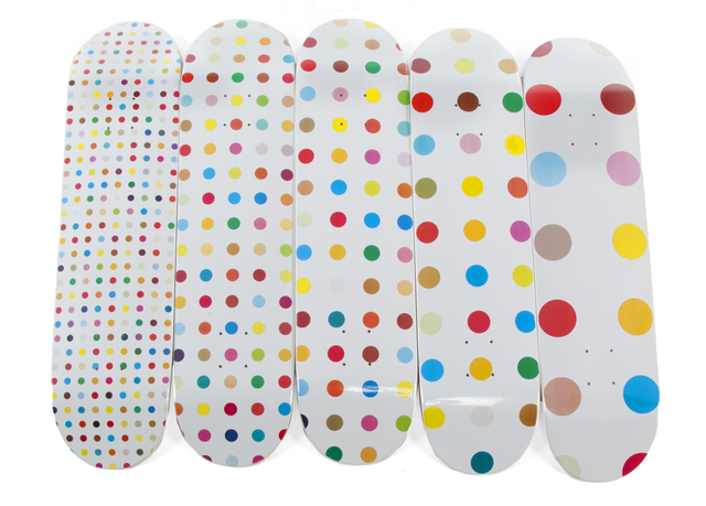 Damien Hirst | Supreme Skateboard Decks (5) (2009) | Artsy