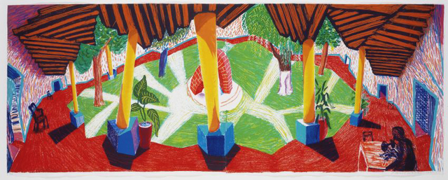 David Hockney, ‘"Hotel Acatlan: Two Weeks Later"’, 1985, Scott White Contemporary Art