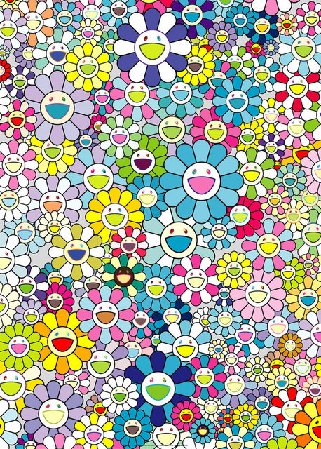 Takashi Murakami, ‘CHAMPAGNE SUPERNOVA BLUE’, 2013, Dope! Gallery