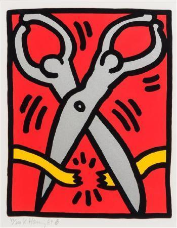 Keith Haring - Untitled (plate 3 from Pop Shop III)