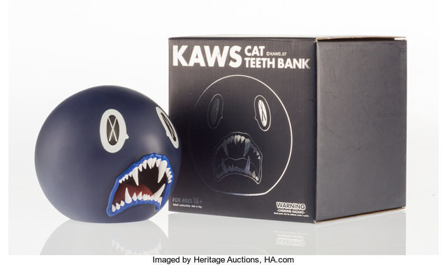 KAWS, ‘Cat Teeth Bank (Navy)’, 2007, Heritage Auctions