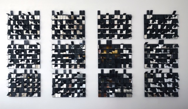 Joël Andrianomearisoa, ‘Sentimental Negotiations Act XII’, 2012, Sculpture, Pocket mirrors and wood, Sabrina Amrani