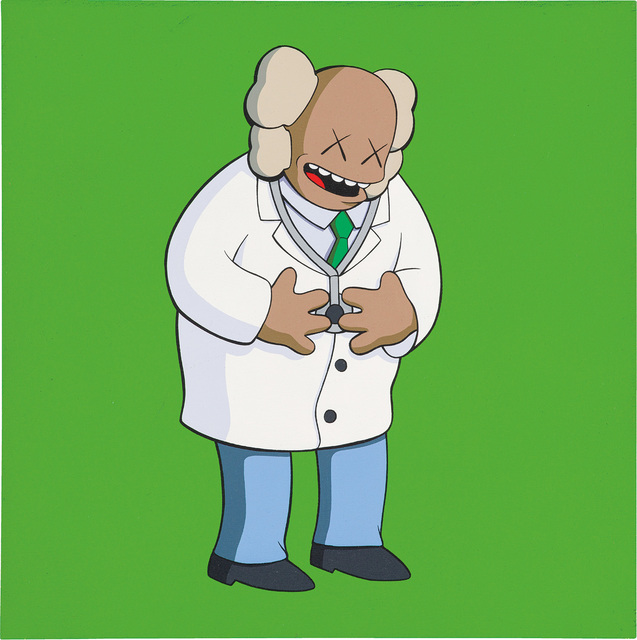 KAWS, ‘KIMPSONS’, 2005, Painting, Acrylic on canvas, Phillips