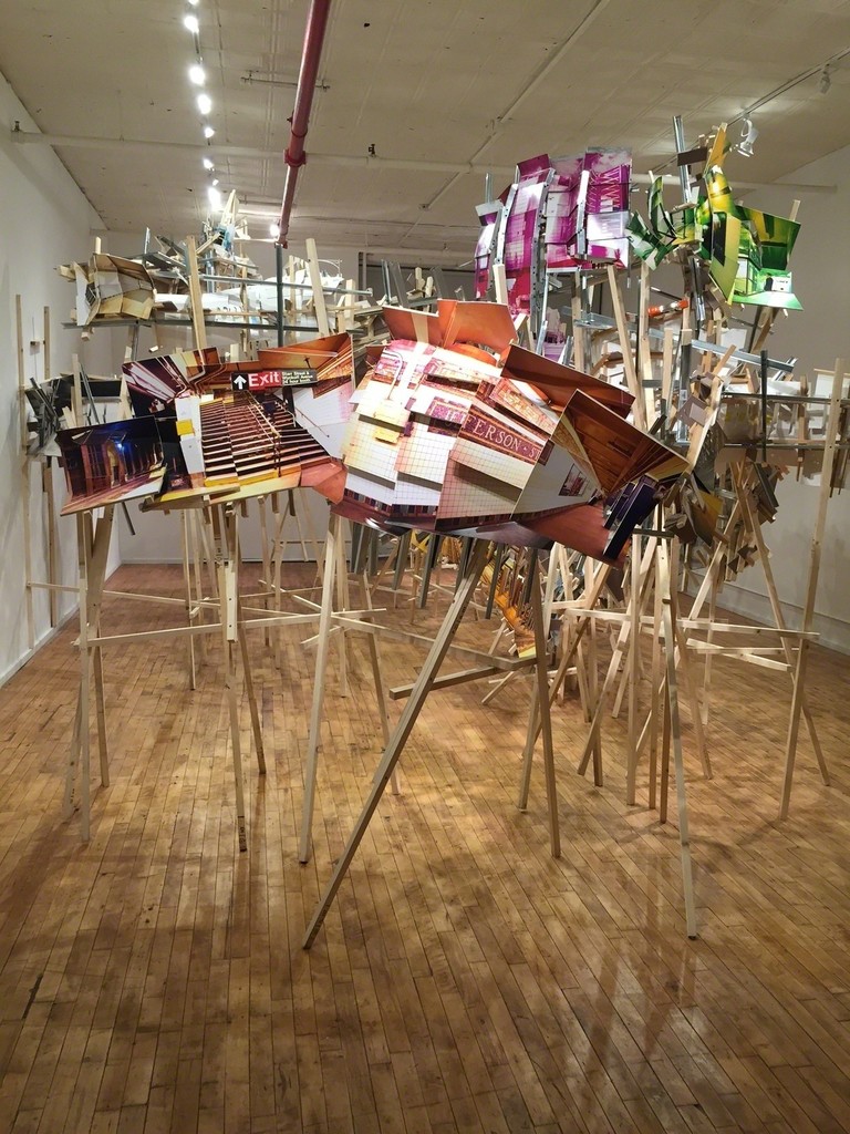 Above & Under L-Train, site-specific installation currently on view at Black & White Gallery/Project Space, February 26 - April 10, 2016 Above & Under L-Train, site-specific installation currently on view at Black & White Gallery/Project Space, February 26 - April 10, 2016