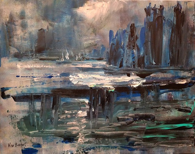 Vian Borchert, ‘City by the Water, after Claude Monet’, 2019, bG Gallery